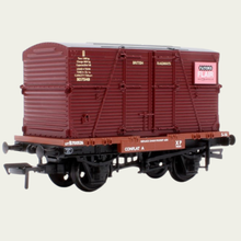 Load image into Gallery viewer, Bachmann Branchline - 37-2023K - 12T - Conflat A Wagon - 'Patons' BD Container - BR Bauxite (Early) - B700526 - OO Gauge