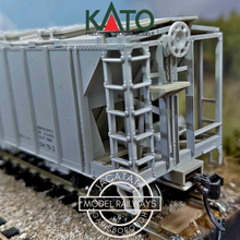 Load image into Gallery viewer, Kato - 38-0102 - Built and Completed - Rake of 3 - A.C.F - 70 Ton Covered Hoppers - Union Pacific - No's. 101, 385 & 419 - HO Gauge