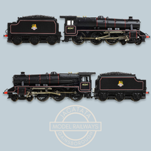 Load image into Gallery viewer, Graham Farish - Bachmann - 372-136B - LMS - Stanier - Class 5 Locomotive - BR Lined Black - Early Emblem - 45247 - N Gauge - DCC Ready