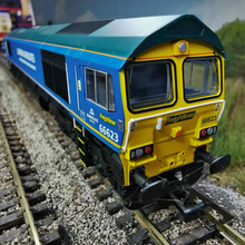 Load image into Gallery viewer, Hornby - R30024 - Class 66 - Co-Co - Diesel Locomotive - Bill Bolsover - Freightliner/Bardon Aggregates Livery - No. 66623 - OO Gauge - DCC Fitted