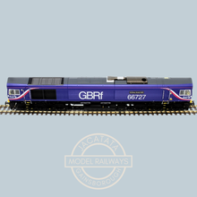 Load image into Gallery viewer, Hattons Originals - H4-66-024 - Class 66 - Locomotive - First Group Livery - Blue With GBRf Branding - Andrew Scott CBE - No. 66727 - OO Gauge - DCC Ready
