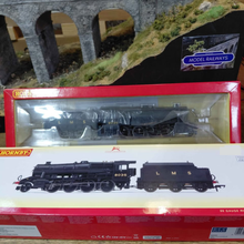 Load image into Gallery viewer, Hornby R3565 - Class 8F - 2-8-0 Locomotive - DCC Ready - LMS Black - No.8035 - OO Gauge