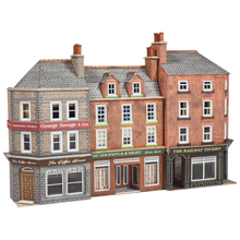 Load image into Gallery viewer, Metcalfe PN972 - Pub and Shops - Low Relief - Card Construction Kit - N Scale
