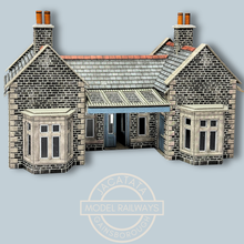 Load image into Gallery viewer, Metcalfe P0315 - Little Cardleywick Station - Card Construction Kit - OO/HO Scale