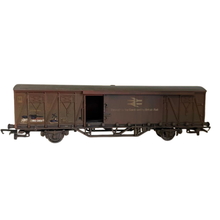 Load image into Gallery viewer, Hornby - R6159A - Weathered 20t Continental Ferry Van - British Railways Livery 2380-393/5 - OO Gauge