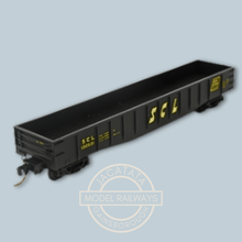 Load image into Gallery viewer, MTL - Micro Trains - 105040 - 50 Foot Steel Side - 14 Panel - Fixed End Gondola - Seaboard Coast Line  130535 - N Gauge
