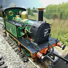 Load image into Gallery viewer, Hatton&#39;s - SECR P Class 0-6-0T Locomotive - No. 178 - In SE&amp;CR Full Lined Green (With Brass) - DCC Ready - 00 Gauge

