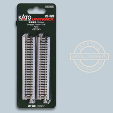 Load image into Gallery viewer, KATO - Unitrack - 20-020 - Straight Track - 4 Pieces - <S124> - N Gauge
