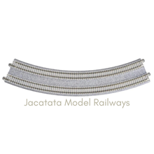 Load image into Gallery viewer, KATO - 20-181 - Concrete Sleeper - Curved - Double Banked Track - 45 Deg.(2) - Track Code R414/381-45PC - N Gauge
