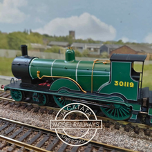 Load image into Gallery viewer, Hornby R2889 - 4-4-0 - T9 - Locomotive - SR Lined Bulleid Green - No. 30119 - OO Gauge - DCC Ready - Limited Edition
