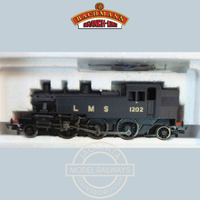 Load image into Gallery viewer, Bachmann - 31-453A - Class 2MT - Ivatt - 2-6-2T - Locomotive - LMS Black No.1202 - OO Gauge - Analogue

