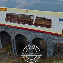 Load image into Gallery viewer, Hornby - R2584 - Rebuilt West Country Class - 4-6-2 - Steam Locomotive - Plymouth - British Rail Livery - No. 34003 - Weathered Edition - OO Gauge - DCC Ready

