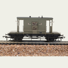 Load image into Gallery viewer, Bachmann Branchline - 37-530 - 20T Brake Van - Weathered - BR Grey - B952373 - OO Gauge
