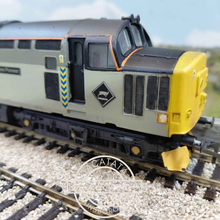 Load image into Gallery viewer, ViTrains Models - Class 37 - Diesel Locomotive - Mirrlees Pioneer - No. 37901 - Two Tone Grey - Weathered - OO Gauge - Analogue
