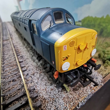 Load image into Gallery viewer, Class 40 Diesel Locomotive in BR Blue with Indicator Discs - No. 40029 - Weathered - Analogue - Bachmann - OO Gauge

