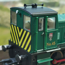 Load image into Gallery viewer, Heljan - Ruston &amp; Hornsby - 165DE - 0-6-0 Diesel Shunter - No.45 - NCB Green - DCC Ready - OO Gauge
