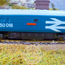 Load image into Gallery viewer, Graham Farish - Class 50 - Locomotive - BR Blue - Large Logo - Resolution - 50018 - N Gauge - Analogue

