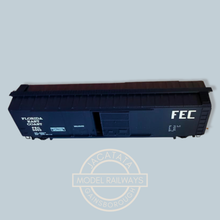 Load image into Gallery viewer, MTL - Micro Trains - 33080 - 50 Foot Standard Box Car - with Plug Door and Sliding Door - Florida East Coast Livery - 5002 - N Gauge
