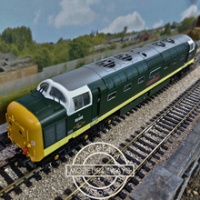 Load image into Gallery viewer, Bachmann - Branchline - 32-525A - Class 55 - The Kings Own Yorkshire Light Infantry - No. 55002 - British Rail Green Livery - OO Gauge - Analogue
