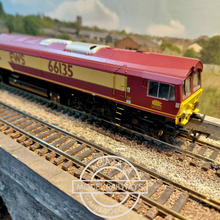 Load image into Gallery viewer, Bachmann - 32-725 - Class 66 - diesel Locomotive - EWS Livery - 66135 - OO Gauge - DCC Fitted

