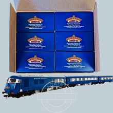 Load image into Gallery viewer, Bachmann - 31-255DC - Midland Pullman - Six Car Unit Set - Nanking Blue - OO Gauge - DCC On Board
