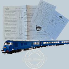 Load image into Gallery viewer, Bachmann - 31-255DC - Midland Pullman - Six Car Unit Set - Nanking Blue - OO Gauge - DCC On Board
