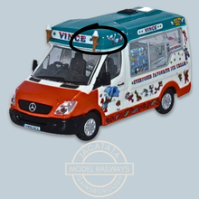 Load image into Gallery viewer, Oxford Diecast - 76WM005 - Whitby Mondial Ice Cream Van - Vince - V999 NCE - 1:76 Scale Model
