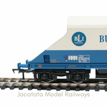 Load image into Gallery viewer, Bachmann Branchline - 37-327 - (A,B,C) - 90 Tonne - JGA Bogie Hopper Wagon - Buxton Lime Industries Livery - Choice Of Wagon Running Numbers - OO Gauge
