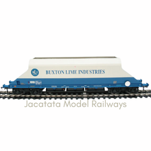 Load image into Gallery viewer, Bachmann Branchline - 37-327 - (A,B,C) - 90 Tonne - JGA Bogie Hopper Wagon - Buxton Lime Industries Livery - Choice Of Wagon Running Numbers - OO Gauge
