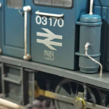 Load image into Gallery viewer, Bachmann Class 03 Diesel Shunter in BR Blue Livery - (Weathered) - No. 03170 - DCC Ready - OO Gauge
