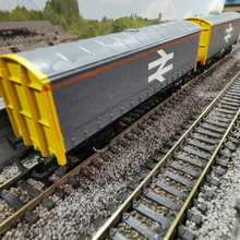 Load image into Gallery viewer, Hornby Curtain Sided Wagon in Railfreight Livery - OO Gauge
