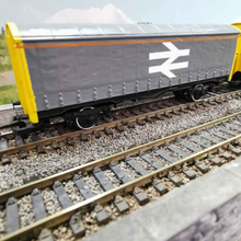 Load image into Gallery viewer, Hornby Curtain Sided Wagon in Railfreight Livery - OO Gauge
