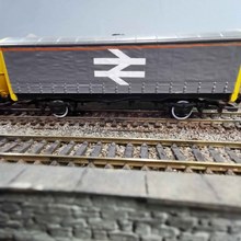 Load image into Gallery viewer, Hornby Curtain Sided Wagon in Railfreight Livery - OO Gauge
