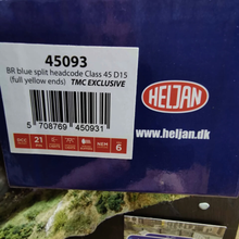 Load image into Gallery viewer, Heljan Class 45 Locomotive - BR Blue with Split Headcode and Full Yellow Ends - No. D15 - DCC Ready - OO Gauge
