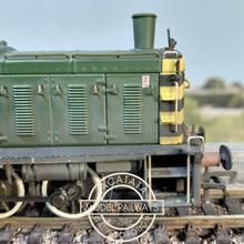 Load image into Gallery viewer, Bachmann - Branchline - 31-364 - Class 03 - Shunter - BR Green Livery With Wasp Stripes - No. D2383 - OO Gauge - Weathered - DCC Fitted
