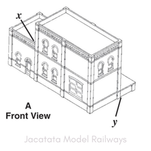 Load image into Gallery viewer, Design Preservation Models - No.351 - Industry/Warehouse 3 In 1 - 120 Pieces - Modular Plastic Kit - HO Scale
