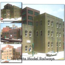 Load image into Gallery viewer, Design Preservation Models - No.361 - Arched Window Industrial Building - Modular Plastic Kit - HO Scale
