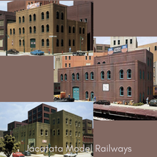 Load image into Gallery viewer, Design Preservation Models - No.361 - Arched Window Industrial Building - Modular Plastic Kit - HO Scale
