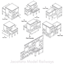 Load image into Gallery viewer, Design Preservation Models - No.352 - Industry/Warehouse 4 In 1 - 175 Pieces - Modular Plastic Kit - HO Scale
