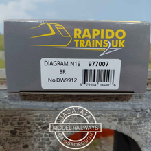 Load image into Gallery viewer, New - Rapido Trains - 977007 - Diagram N19 - 10T - Coal Wagon - BR - No. DW 9912 - OO Gauge
