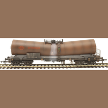 Load image into Gallery viewer, Dapol - 4F-027-019 I - CA - Silver Bullet -  Bogie Tank Wagon - Ermewa Livery - 33 87 7898 024 7 - Weathered - OO Gauge
