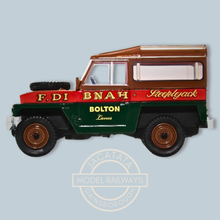 Load image into Gallery viewer, Oxford Diecast - 76LRL006 - Land Rover - Lightweight Hard Top - Fred Dibnah - ECW 656W - 1:76 Scale Model
