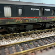 Load image into Gallery viewer, Hornby R6919 BR 4-WHEEL CCT Van - Express Parcels - (With Graffiti) - OO Gauge
