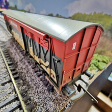 Load image into Gallery viewer, Hornby - BR Railfreight Ferry Van - Graffiti - Weathered - OO Gauge
