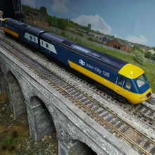 Load image into Gallery viewer, Hornby - Intercity 125 - HST 9 Car Set - Blue/Grey Livery - Analogue - OO Gauge
