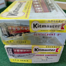Load image into Gallery viewer, 12 x Kitmaster Coach Kits - TT3 Gauge
