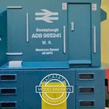 Load image into Gallery viewer, DAPOL - N Gauge Society - NGSR0423 - ZZA Snowplough - BR Blue - ADB965241 - N Gauge
