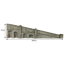 Load image into Gallery viewer, Metcalfe  PN149 - Tapered Retaining Walls - Stone Style - Card Construction Kit - N Scale
