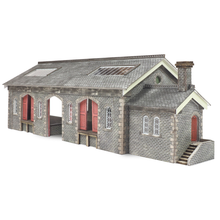 Load image into Gallery viewer, Metcalfe PN936 - Goods Shed - Settle Carlisle Railway - Stone Style - Card Construction Kit - N Scale
