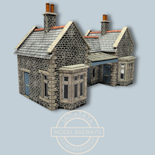 Load image into Gallery viewer, Metcalfe P0315 - Little Cardleywick Station - Card Construction Kit - OO/HO Scale
